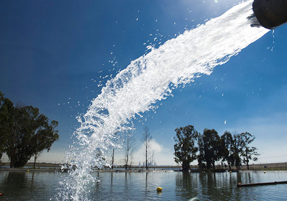 Image of operational water saving