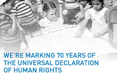 Marking 70 years of the Universal Declaration of Human Rights