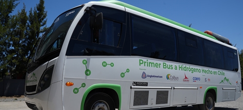 Towards a low carbon future: Anglo American co-develops first hydrogen bus in Chile