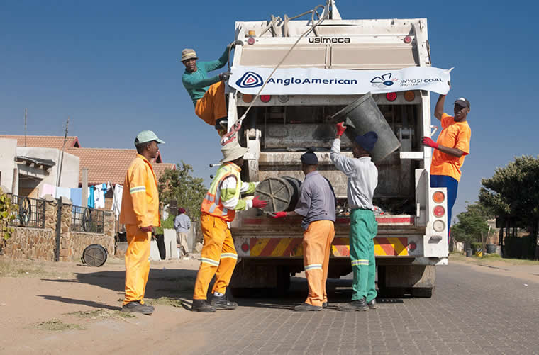 Bringing cleaner streets to Phola Anglo American